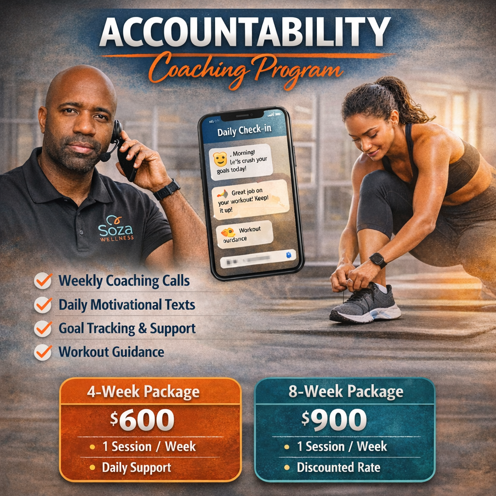 Accountability Coaching Program – Soza Wellness